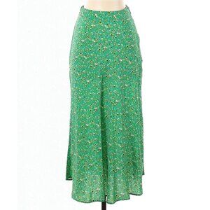 Green floral Whistles midi Skirt